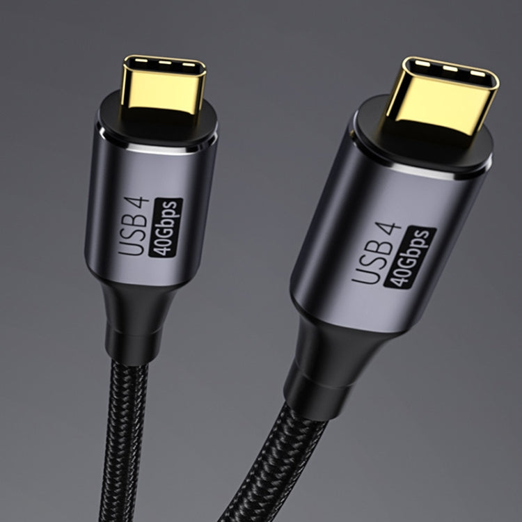 PD 100W Type-C to Type-C Fast Charging Nylon Braided Cable, Model: 0.3 m by buy2fix