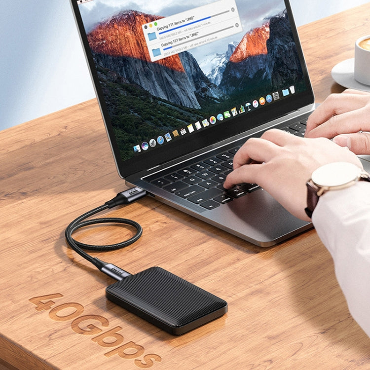 PD 100W Type-C to Type-C Fast Charging Nylon Braided Cable, Model: 1.2 m by buy2fix