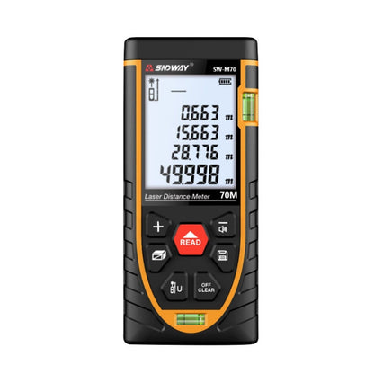 SNDWAY SW-M70 Laser Distance Meter Infrared Measuring Instrument, Distance: 70m - Laser Rangefinder by SNDWAY | Online Shopping UK | buy2fix