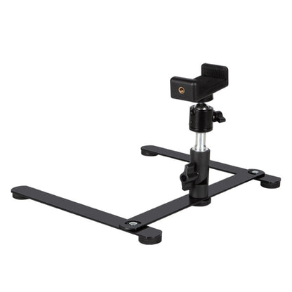 360 Degree Adjustable Metal Overhead Base Desktop Phone Holder,Style: Base+PTZ+Phone Clip - Stand by buy2fix | Online Shopping UK | buy2fix