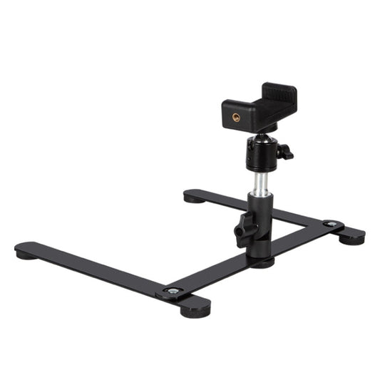 360 Degree Adjustable Metal Overhead Base Desktop Phone Holder,Style: Base+PTZ+Phone Clip - Stand by buy2fix | Online Shopping UK | buy2fix