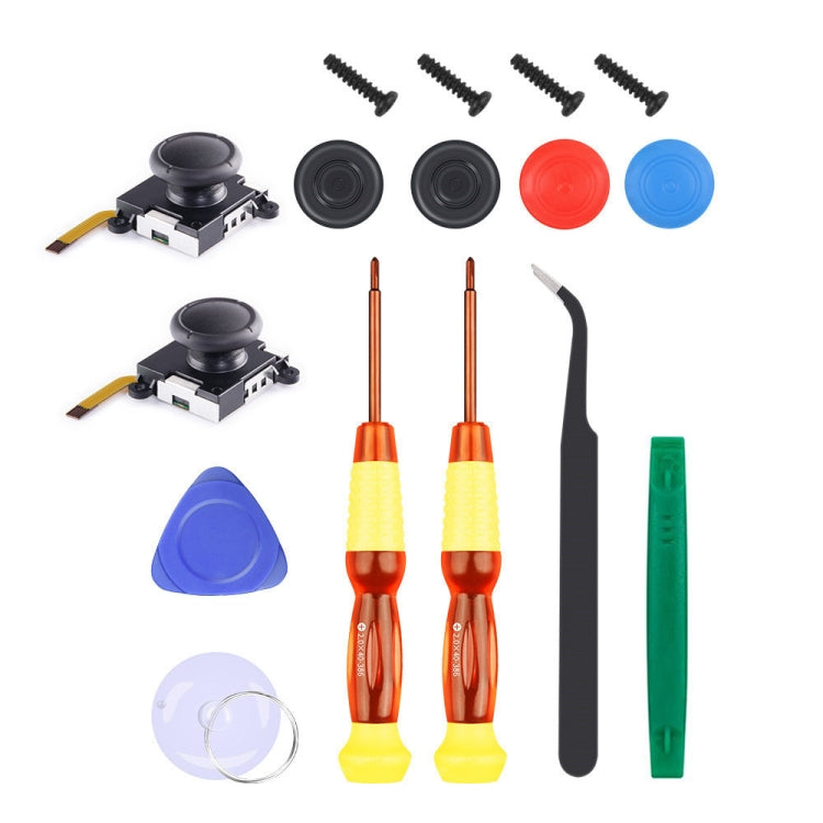 Joy-Con 3D Joystick Repair Screwdriver Set Gamepads Disassembly Tool For Nintendo Switch, Series: 16 In 1 by buy2fix