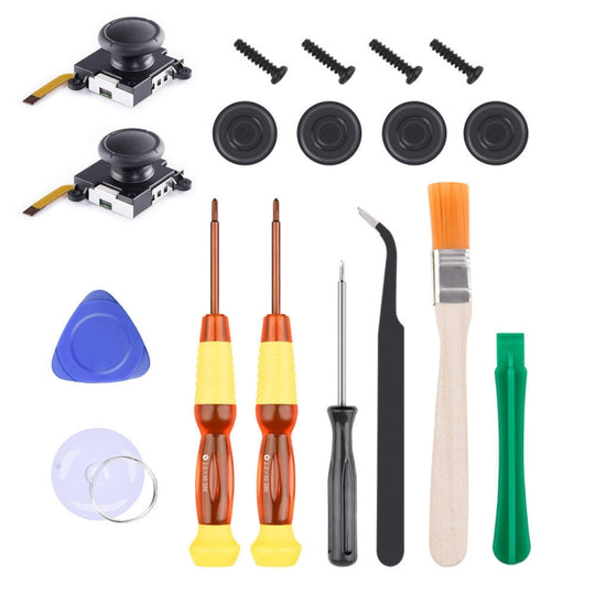 3D Joystick Repair Screwdriver Set Gamepads Disassembly Tool For Nintendo Switch Joy-Con , Series: 18 In 1