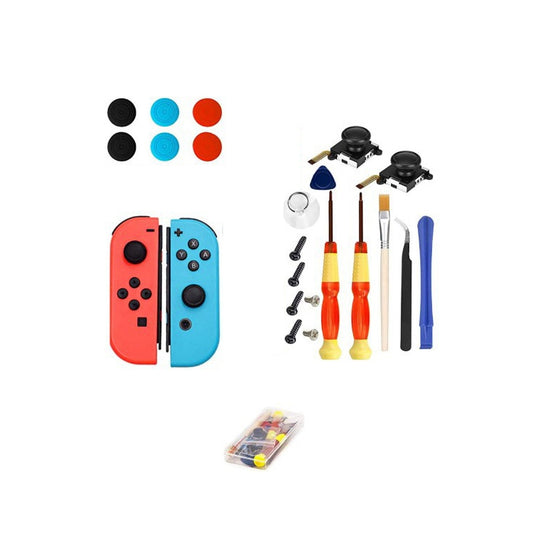 Joy-Con 3D Joystick Repair Screwdriver Set Gamepads Disassembly Tool For Nintendo Switch, Series: 22 In 1 by buy2fix