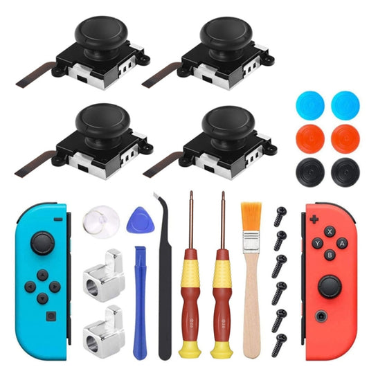 Joy-Con 3D Joystick Repair Screwdriver Set Gamepads Disassembly Tool For Nintendo Switch, Series: 25 In 1 by buy2fix