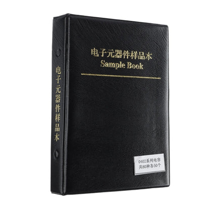 0402 SMD Capacitor Electronic Component Sample Book(80 Kinds 50 Each) - Battery & Resistance Tester by buy2fix | Online Shopping UK | buy2fix