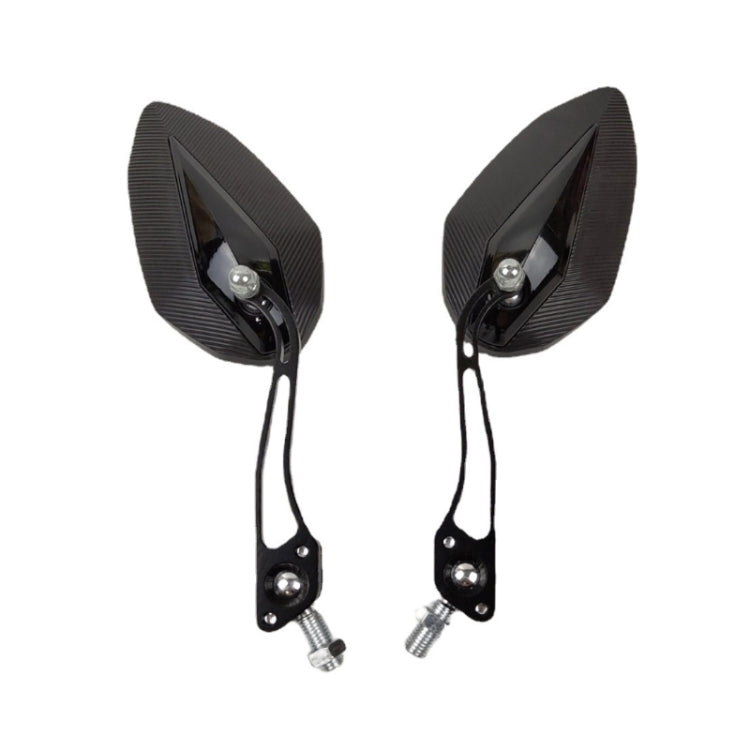 Aluminum Alloy Motorcycle Large-view Rearview Mirror Modification(Black) - Side Mirrors by buy2fix | Online Shopping UK | buy2fix