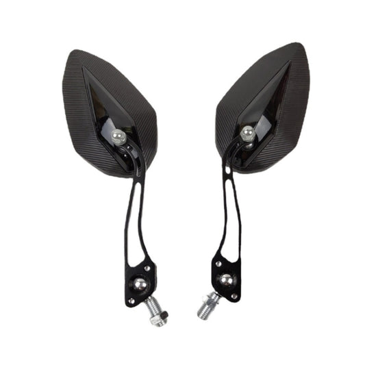 Aluminum Alloy Motorcycle Large-view Rearview Mirror Modification(Black) - Side Mirrors by buy2fix | Online Shopping UK | buy2fix
