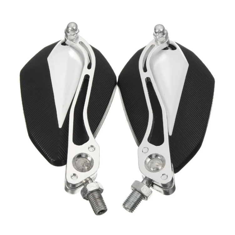 Aluminum Alloy Motorcycle Large-view Rearview Mirror Modification(Black) - Side Mirrors by buy2fix | Online Shopping UK | buy2fix