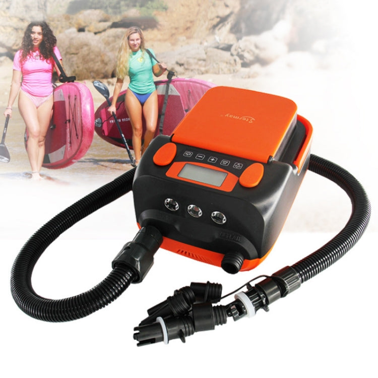STERMAY Paddle Board 16PSI LCD Display Rubber Boat Air Pump(EU Plug) - Inflatable Pump by buy2fix | Online Shopping UK | buy2fix