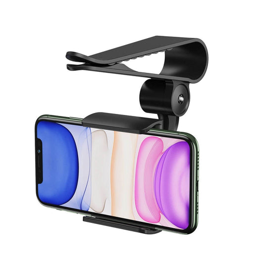 Car Sun Visor Bracket Car Mobile Phone Buckle Holder(Black) - Universal Car Holders by buy2fix | Online Shopping UK | buy2fix