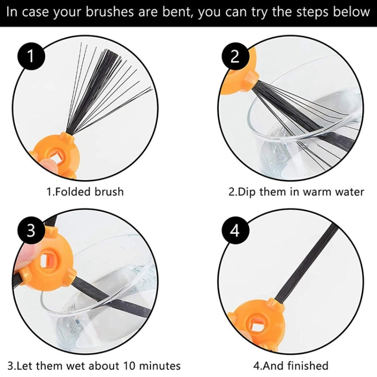 For ECOVACS  N79S / DN620 / 500 4pairs Side Brushes+ 6pcs Filters+Roller Brush - For ECOVACS Accessories by buy2fix | Online Shopping UK | buy2fix