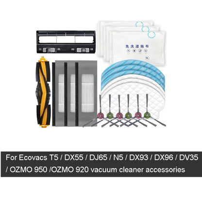 2pcs White Filter For ECOVACS OZMO 950 920 T5  DX55 DJ65 Vacuum Cleaner Accessories - For ECOVACS Accessories by buy2fix | Online Shopping UK | buy2fix