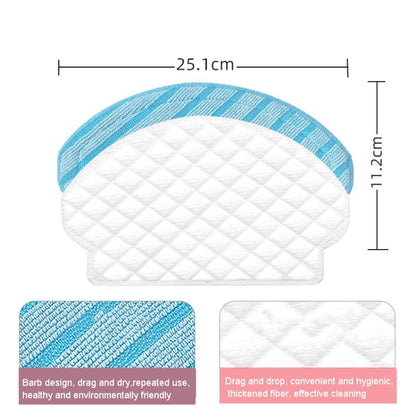 2pcs White Filter For ECOVACS OZMO 950 920 T5  DX55 DJ65 Vacuum Cleaner Accessories - For ECOVACS Accessories by buy2fix | Online Shopping UK | buy2fix
