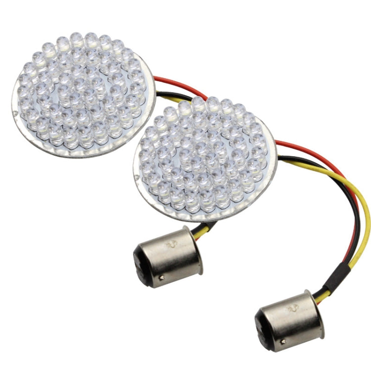 2 PCS Motorcycle LED Signal Steering Lamp For Dyna(White Light 1156 Without Lampshade) - Signal Lights by buy2fix | Online Shopping UK | buy2fix