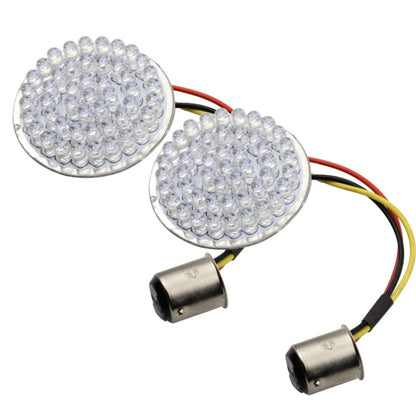 2 PCS Motorcycle LED Signal Steering Lamp For Dyna(White Light 1156 Without Lampshade) - Signal Lights by buy2fix | Online Shopping UK | buy2fix
