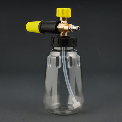High Pressure Cleaning Machine 1/4 Quick Plug-In Joint Transparent Foam PA Pot(Foam Pot+Joint) - Car washing supplies by buy2fix | Online Shopping UK | buy2fix