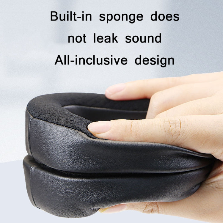 2 PCS RGB Headest Sponge Cover Earmuffs For Corsair HS80(Velvet + Protein Skin) - Earmuff & Pad by buy2fix | Online Shopping UK | buy2fix