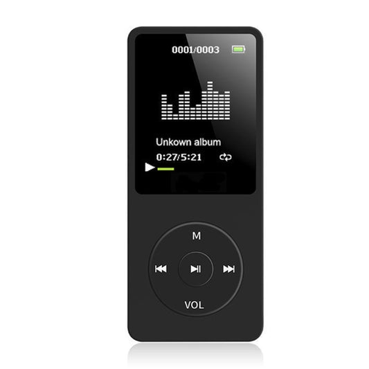 Card Ultra-thin Lossless MP4 Player With Screen(Black) - MP4 Player by buy2fix | Online Shopping UK | buy2fix