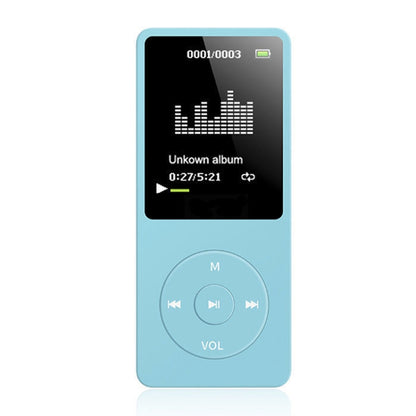 Card Ultra-thin Lossless MP4 Player With Screen(Light Blue) - MP4 Player by buy2fix | Online Shopping UK | buy2fix