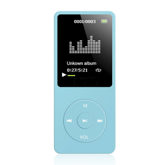 Card Ultra-thin Lossless MP4 Player With Screen(Light Blue) - Consumer Electronics by buy2fix | Online Shopping UK | buy2fix