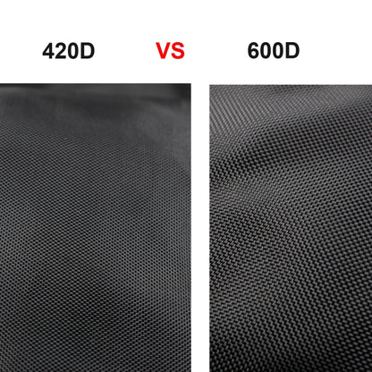 420D Waterproof Cloth Double Zipper 8 Buckle Roof Bag Luggage Bag,Style: Roof Bag+Non-slip Mat by buy2fix