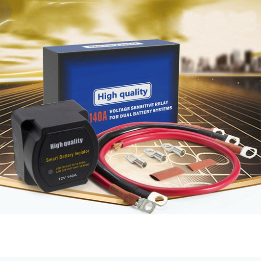 12V 140A Route Yacht Off-Road Car Beach Car Double Battery System Voltage Sensitive Relay - Relays by buy2fix | Online Shopping UK | buy2fix