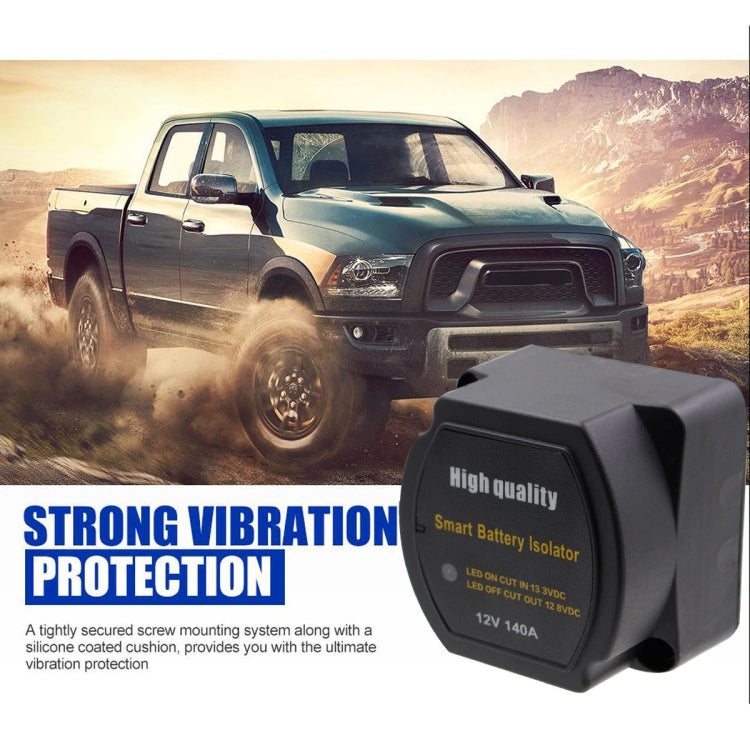 12V 140A Route Yacht Off-Road Car Beach Car Double Battery System Voltage Sensitive Relay - Relays by buy2fix | Online Shopping UK | buy2fix