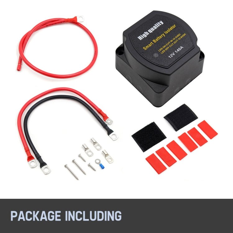 12V 140A Route Yacht Off-Road Car Beach Car Double Battery System Voltage Sensitive Relay - Relays by buy2fix | Online Shopping UK | buy2fix