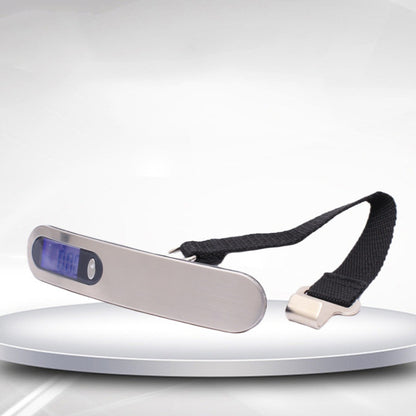 Stainless Steel Handheld Electronic Luggage Scale Portable Express Scale(Black) by buy2fix