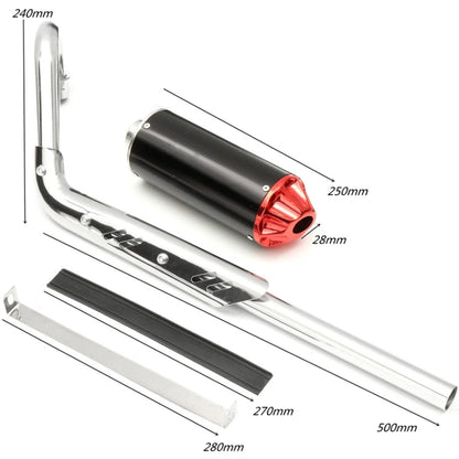 Off-Road Motorcycle Aluminum Alloy Exhaust Pipe Muffler by buy2fix