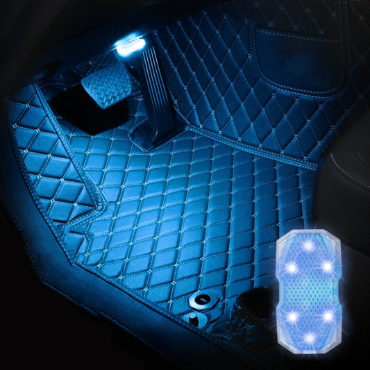 Car Colorful Voice-activated Reading Touch Atmosphere Light, Style: Touch Type (Blue) - Atmosphere lights by buy2fix | Online Shopping UK | buy2fix