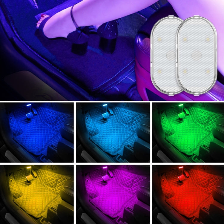 Car Lighting Reading Light LED Touch Sensing Ambient Light, Style:, Color: Ice Blue - Atmosphere lights by buy2fix | Online Shopping UK | buy2fix