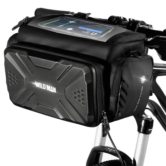 WILD MAN GS6 4L Outdoor Cycling Waterproof Bicycle Bag(Black) by WILD MAN