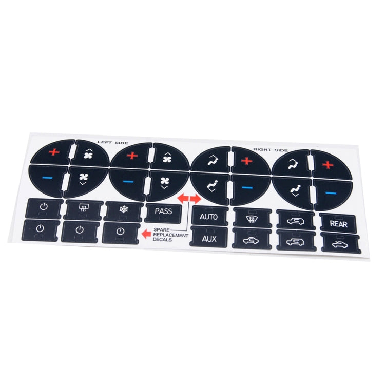 Car Button Repair Sticker AC Central Control Sticker(A 31 Key) by buy2fix