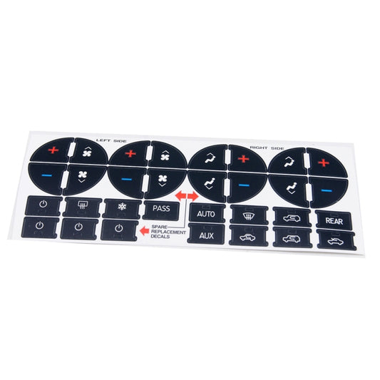 Car Button Repair Sticker AC Central Control Sticker(A 31 Key) by buy2fix