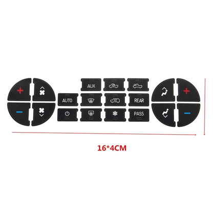 Car Button Repair Sticker AC Central Control Sticker(B 19 Key) by buy2fix