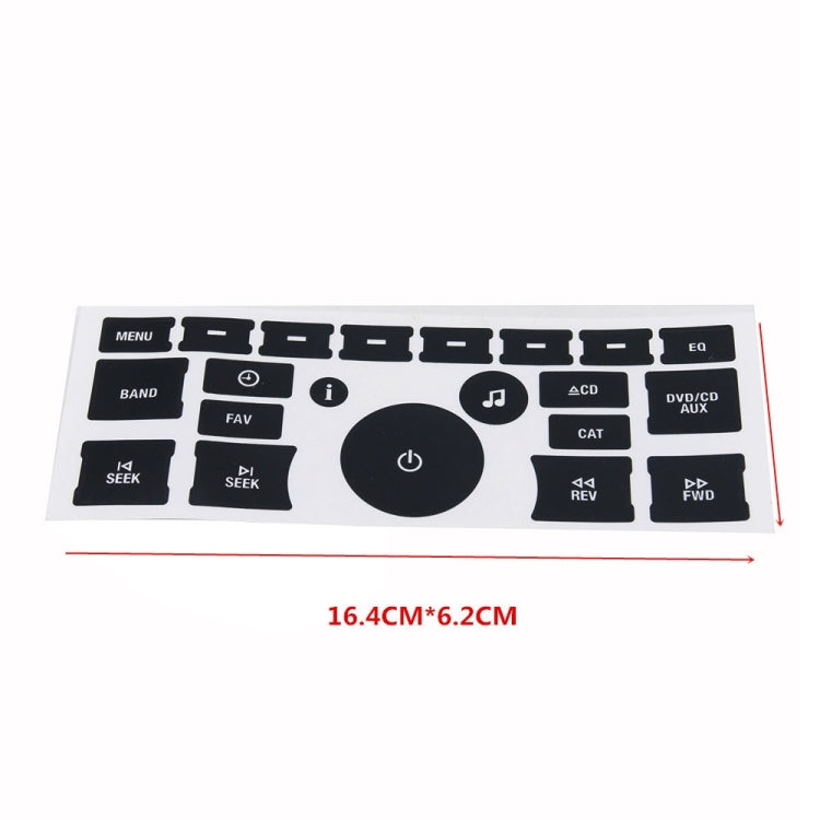 Car Button Repair Sticker AC Central Control Sticker(C 21 Key) by buy2fix