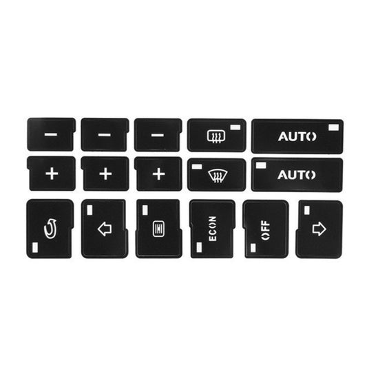 Car Button Repair Sticker AC Central Control Sticker(D 16 Key) by buy2fix