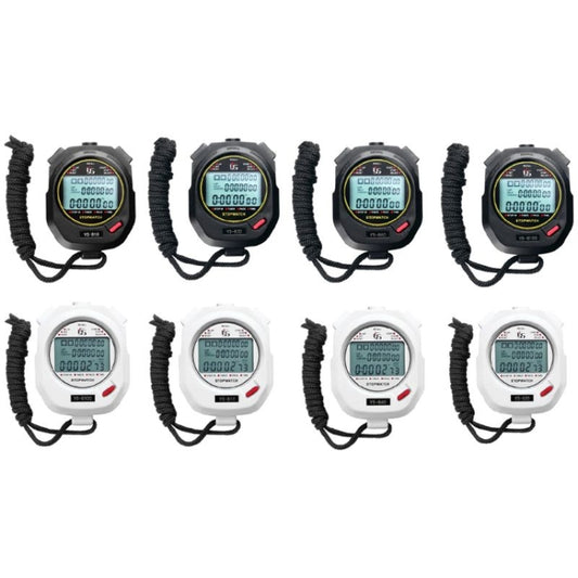 YS Electronic Stopwatch Timer Training Running Watch, Style: YS-860 60 Memories (White) - Pedometer by buy2fix | Online Shopping UK | buy2fix