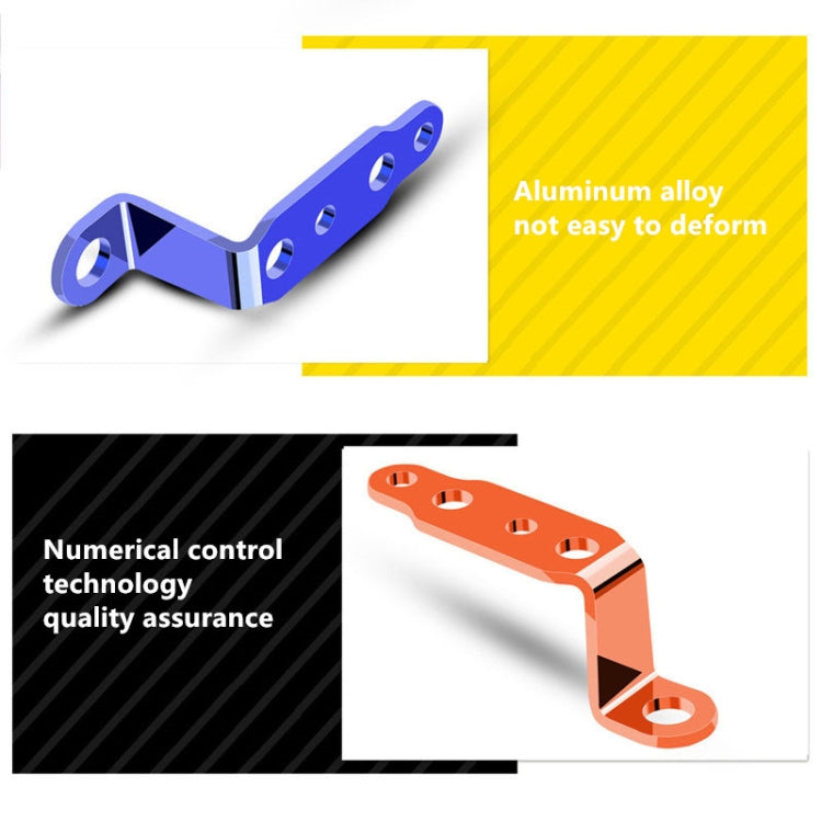 2 PCS Multifunction Motorcycle Modification Accessories Rearview Mirror Lamp Bracket(Blue) - Holder by buy2fix | Online Shopping UK | buy2fix