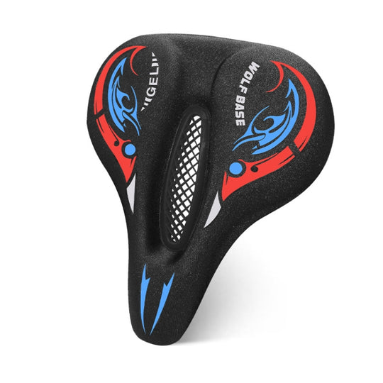 Housse de siège de vélo en Silicone épais, housse de selle absorbant les chocs (noir)
