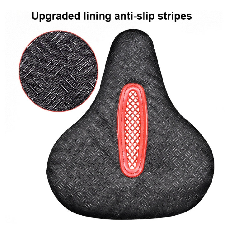 Bicycle Seat Cover Thickened Silicone Shock-absorbing Saddle Cover(Blue) - Bicycle Saddle by buy2fix | Online Shopping UK | buy2fix