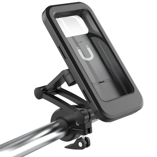 Support de téléphone portable pour vélo, sac étanche pour vélo de montagne (noir)