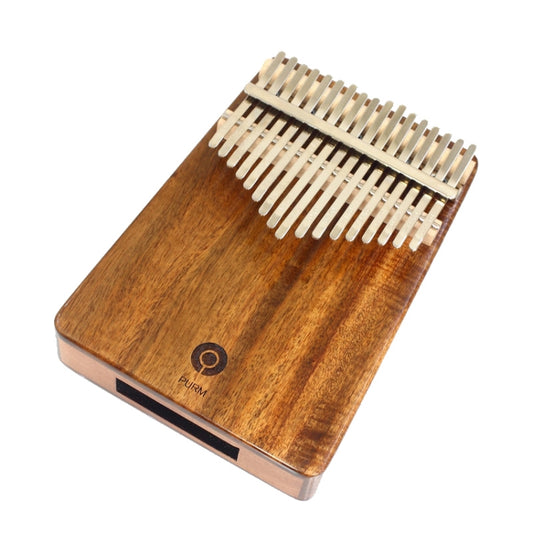 PURM Kalimba Thumbs Piano Beginner Piano Portable Musical Instrument, Color: 17-tone Acacia Wood by buy2fix