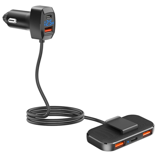 SC02 5 In 1 Mobile Phone Fast Recharge Car Charger - Cigar Socket by buy2fix | Online Shopping UK | buy2fix