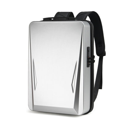 Men PC Hard Shell Gaming Computer Backpack For 15.6-17.3 Inch(Silver) by buy2fix