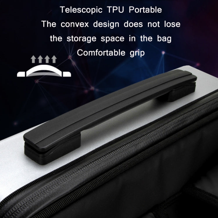 Men PC Hard Shell Gaming Computer Backpack For 15.6-17.3 Inch(Silver) by buy2fix