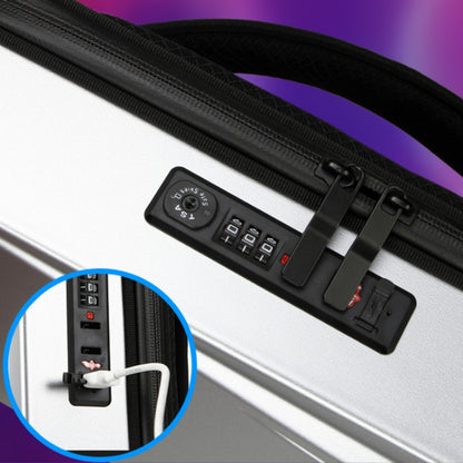 Men PC Hard Shell Gaming Computer Backpack For 15.6-17.3 Inch(Silver) by buy2fix