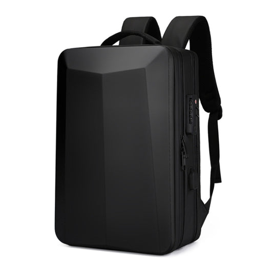 ABS Hard Shell Gaming Computer Backpack, Color: 15.6 inches (Black) by buy2fix